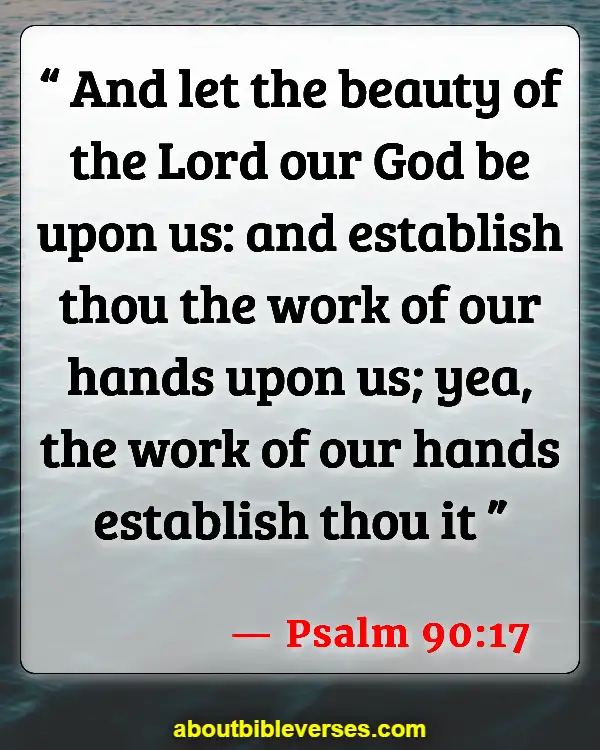 Bible Verses About Vocation (Psalm 90:17)