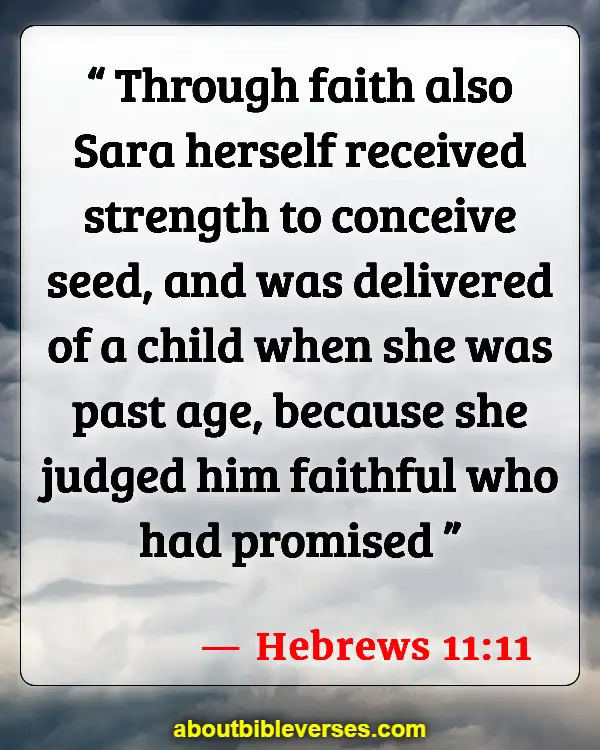Today Bible Verse (Hebrews 11:11)