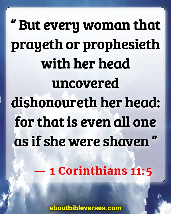 Bible Verses About Value Of A Woman (1 Corinthians 11:5)