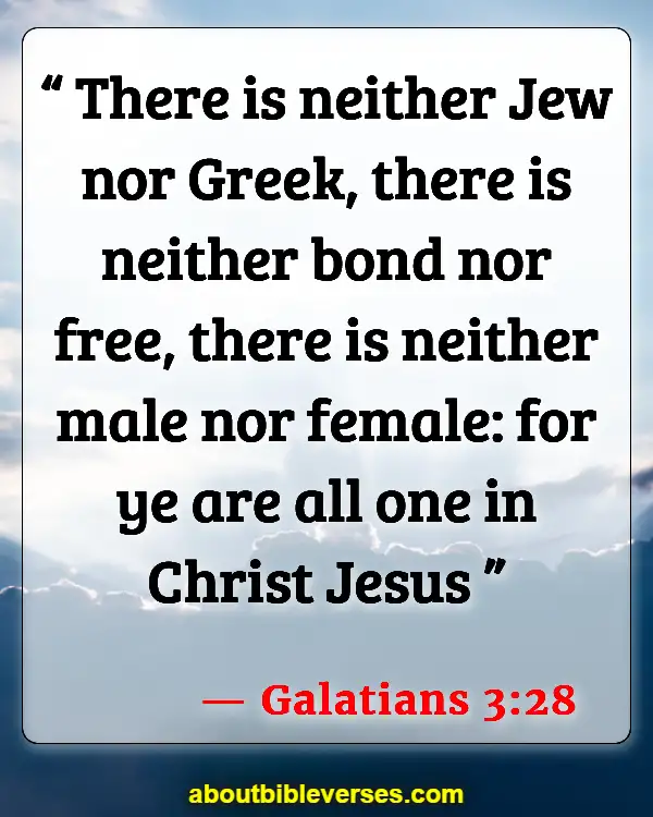 Bible Verses About Mixing Races (Galatians 3:28)