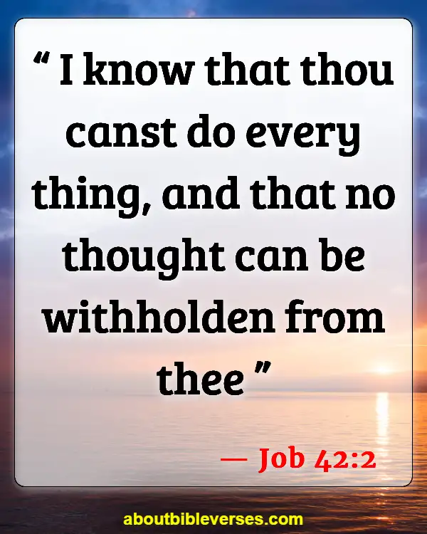 Bible Verses About Ability (Job 42:2)