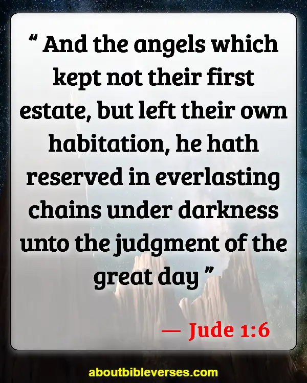 Bible Verses About Satan Falling (Jude 1:6)
