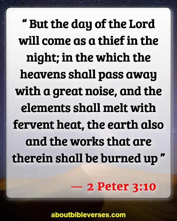 Bible Verses About Warning Before Destruction (2 Peter 3:10)