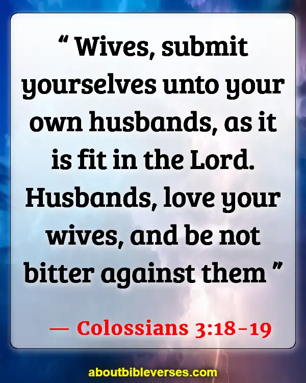 Bible Verses For Singles Who Want To Get Married (Colossians 3:18-19)