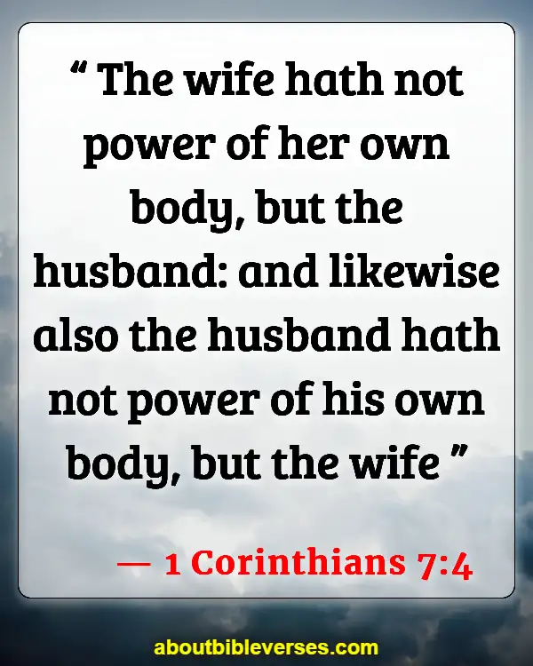 Bible Verses For Singles Who Want To Get Married (1 Corinthians 7:4)