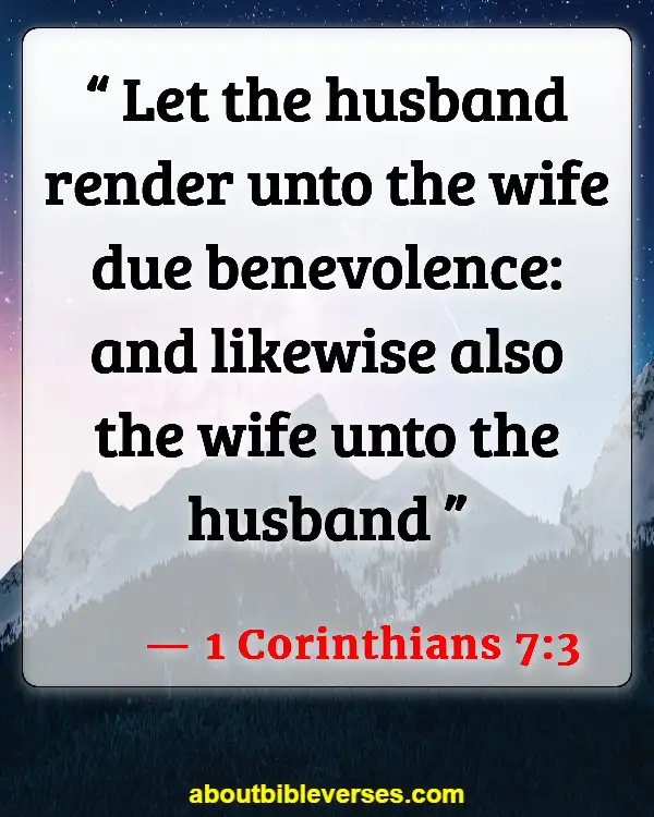 Bible Verses About Husband And Wife Fighting (1 Corinthians 7:3)
