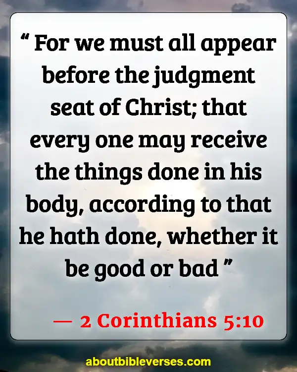 Bible Verses About Second Chances From God (2 Corinthians 5:10)