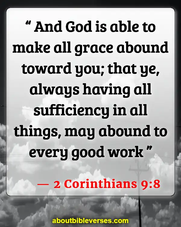 Bible Verses About Success And Prosperity (2 Corinthians 9:8)