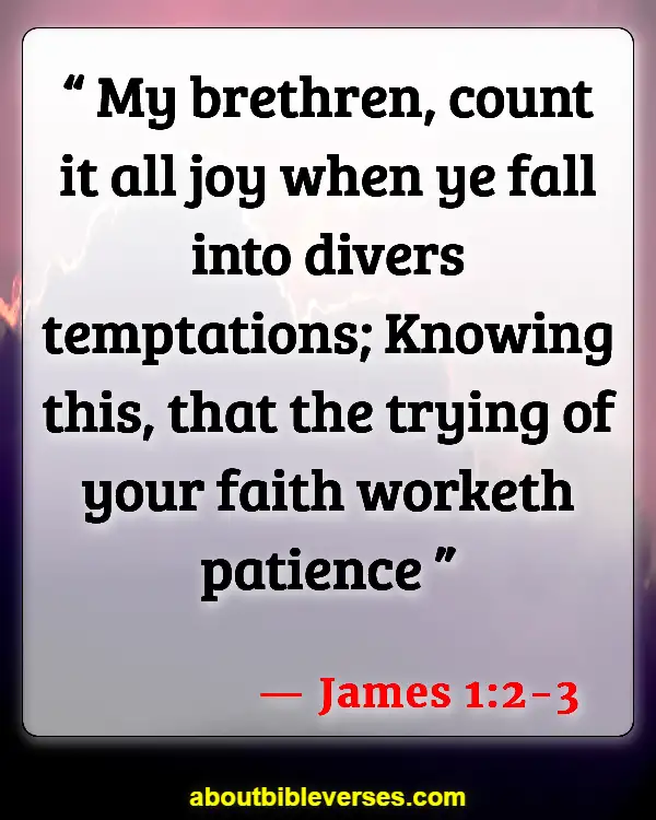 Bible Verses About Stress And Hard Times (James 1:2-3)