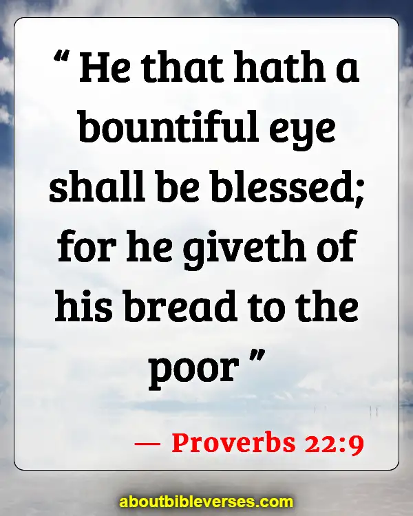 Bible Verses About Treasure In Heaven (Proverbs 22:9)