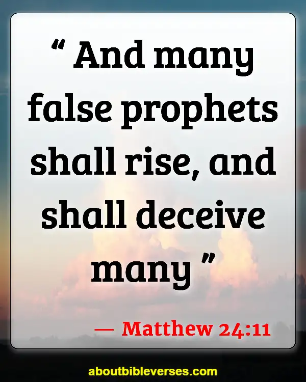 Bible Verses About Warning Before Destruction (Matthew 24:11)