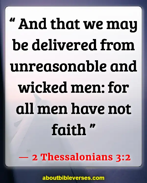 Bible Verses on Faith And Strength (2 Thessalonians 3:2)