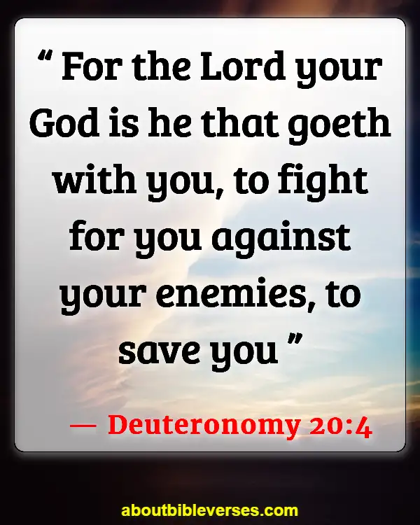Bible Verses on Faith And Strength (Deuteronomy 20:4)