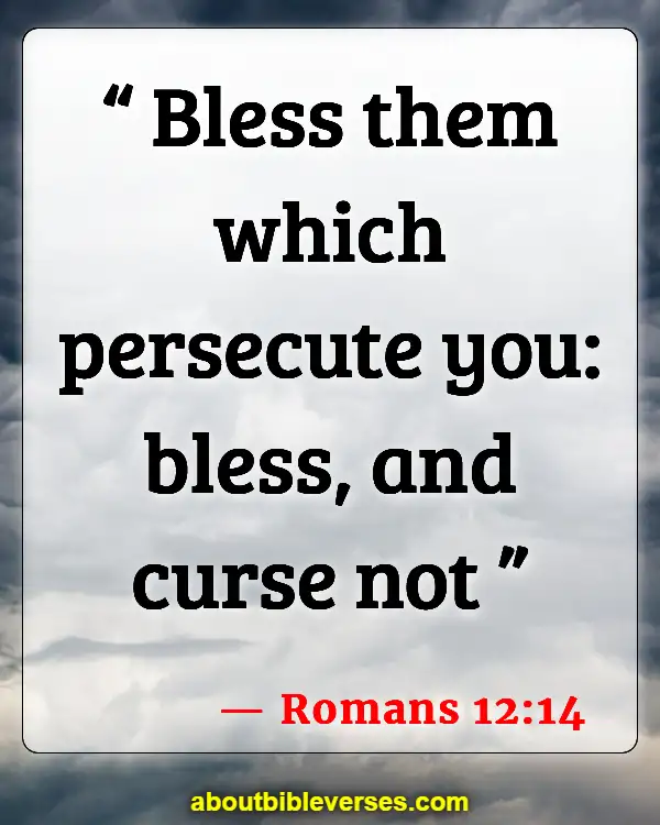 Bible Verses About Cursing (Romans 12:14)