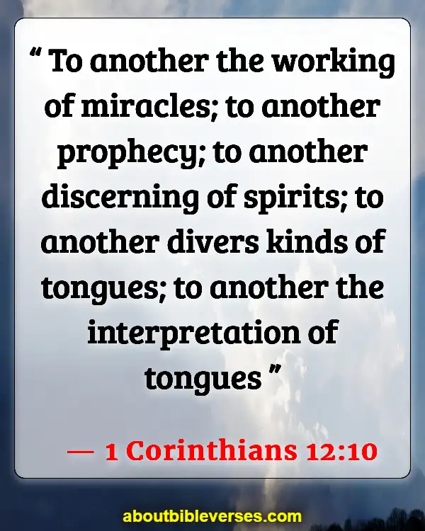 Bible Verses About Discernment (1 Corinthians 12:10)