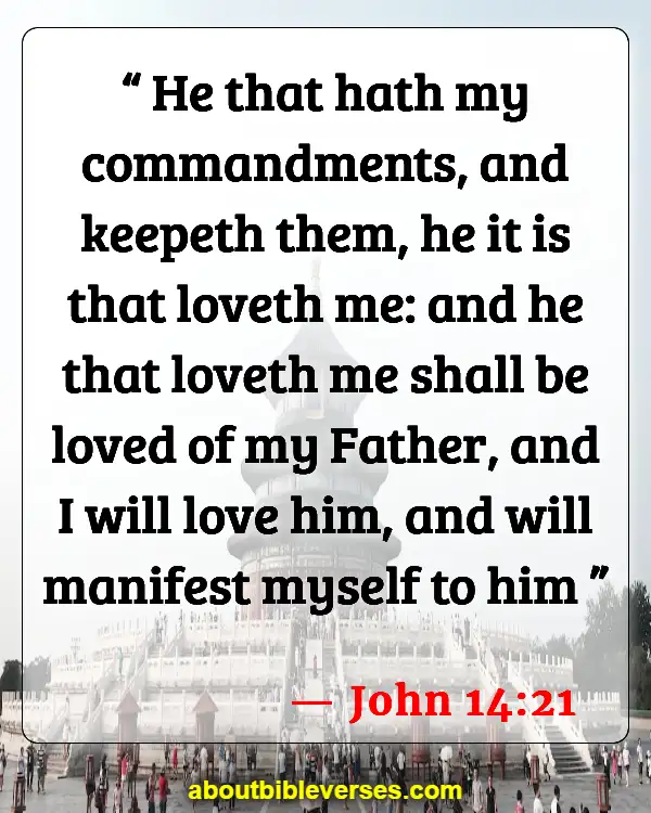 Bible Verses For Consequences Of Unforgiveness (John 14:21)