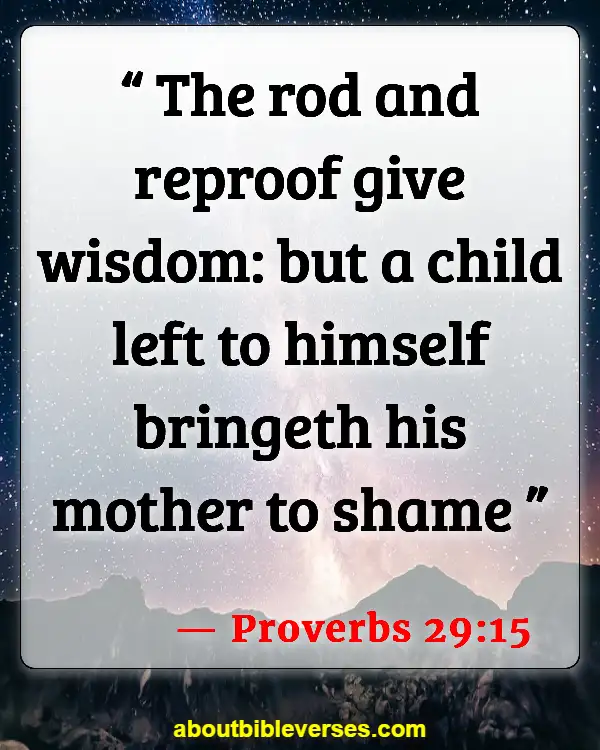 Bible Verses About Cleanliness (Proverbs 29:15)