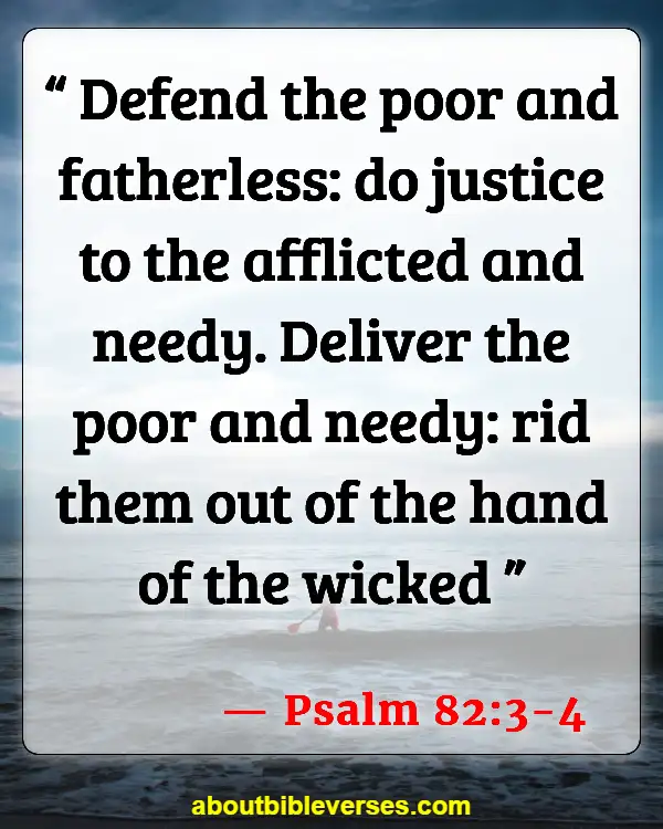 Bible Verses About Standing Up Against Injustice (Psalm 82:3-4)