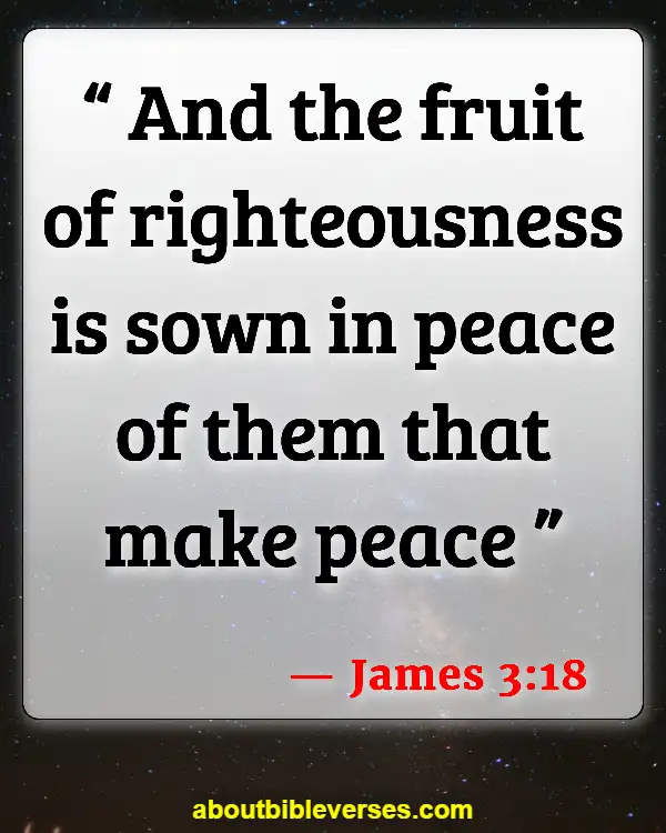 Bible Verses About Bearing Fruit (James 3:18)