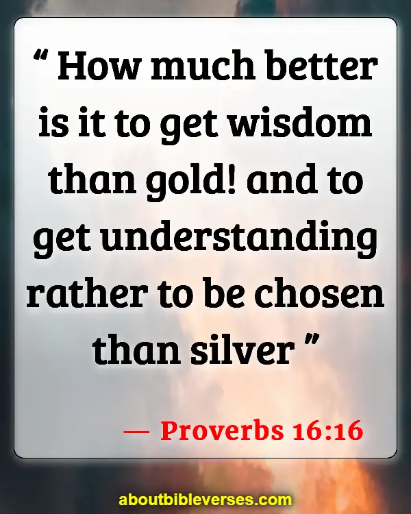Bible Verses About Material Things (Proverbs 16:16)