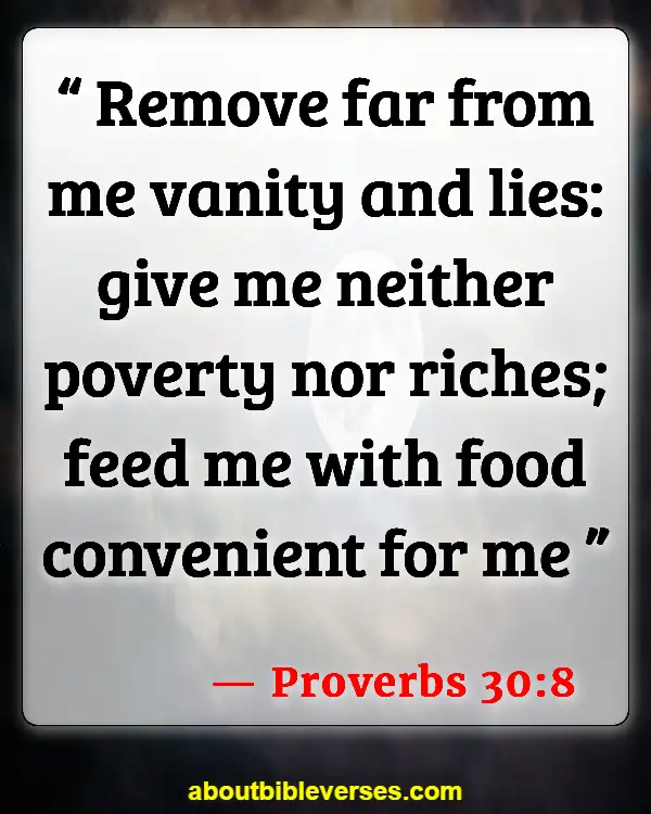 Bible Verses About Material Things (Proverbs 30:8)