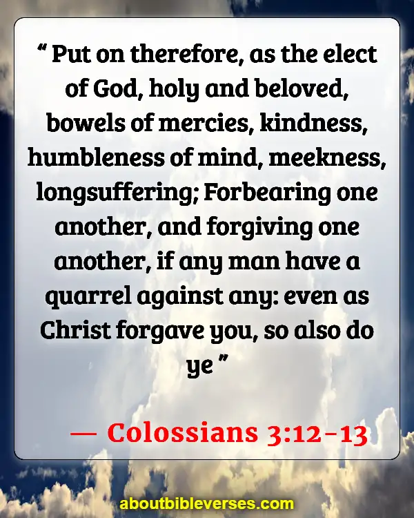 Bible Verses About Putting Others First (Colossians 3:12-13)