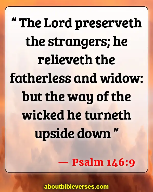 Bible Verses About Take Care Of Widows And Orphans (Psalm 146:9)