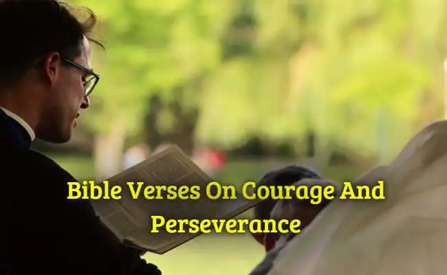 Bible Verses On Courage And Perseverance