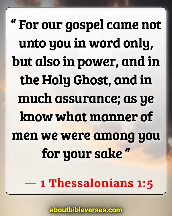 Bible Verses About Hope Anchors The Soul (1 Thessalonians 1:5)