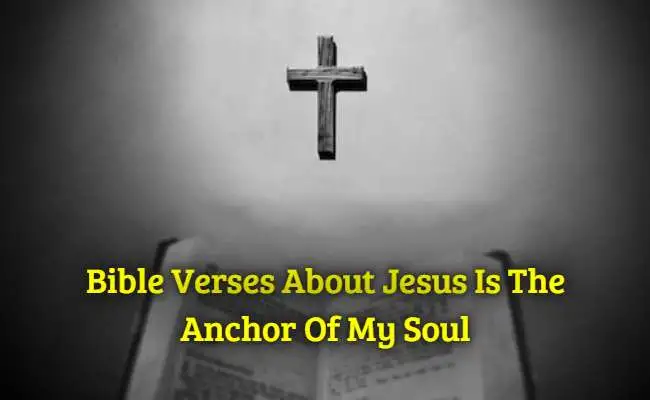Bible Verses About Jesus Is The Anchor Of My Soul
