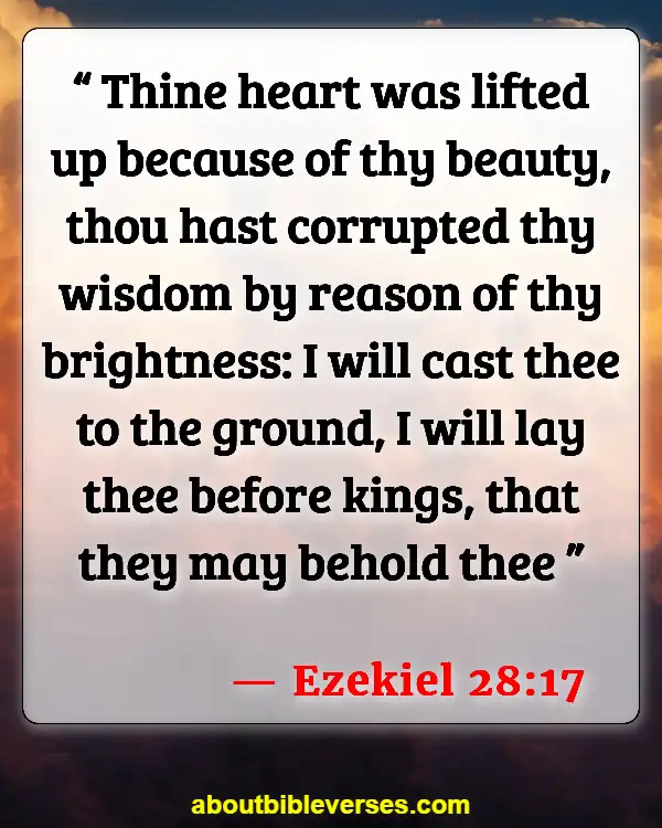 Bible Verses About Satan Falling (Ezekiel 28:17)
