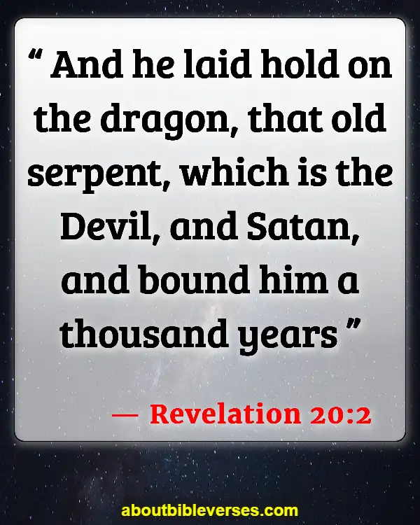 Bible Verses About Satan Falling (Revelation 20:2)
