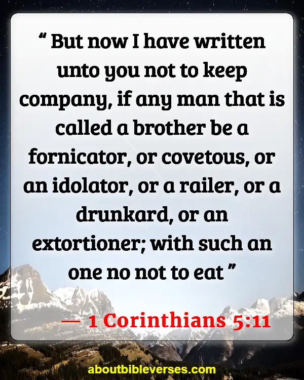 Bible Verses About Toxic People (1 Corinthians 5:11)