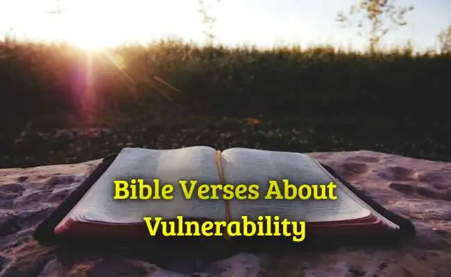 [Best] 45+Bible Verses For Vulnerability – KJV Scripture