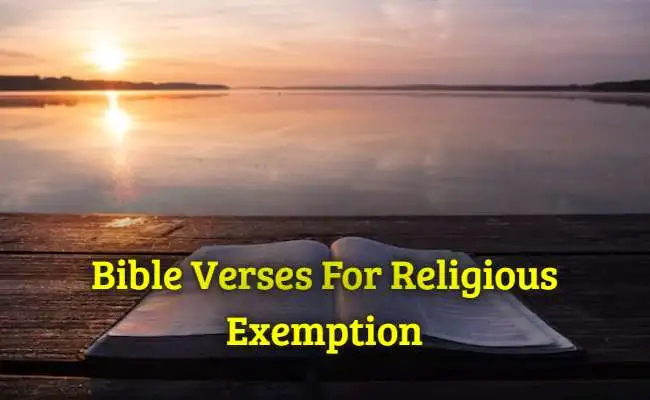 [Best] 45+Bible Verses For Religious Exemption – KJV Scripture