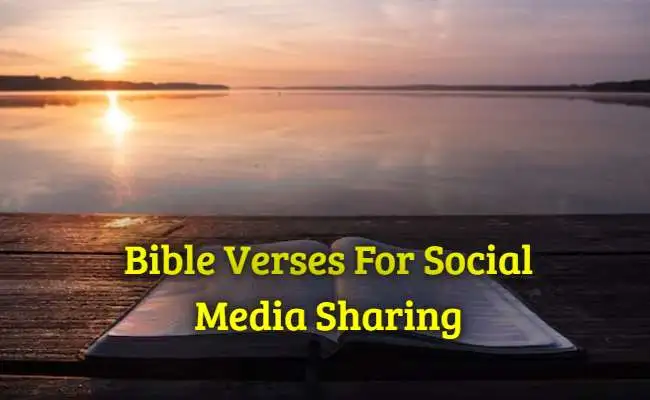 [Best] 35+Bible Verses For Social Media Sharing – KJV Scripture